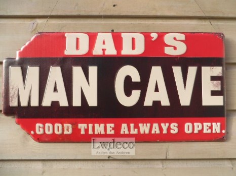 Lw1433 dads man cave 30x60cm